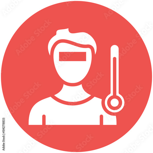 Illness vector icon illustration of Lifestyles iconset.