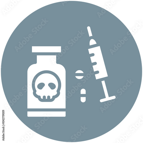 Drug Use vector icon illustration of Lifestyles iconset.