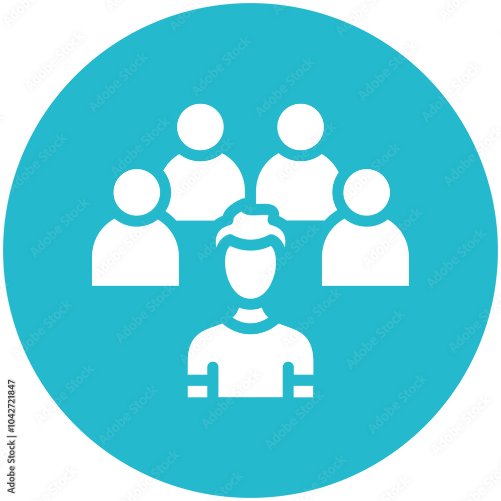 Group Leader vector icon illustration of Vacation Planning iconset. Group Leader vector icon illustration of Vacation Planning iconset.