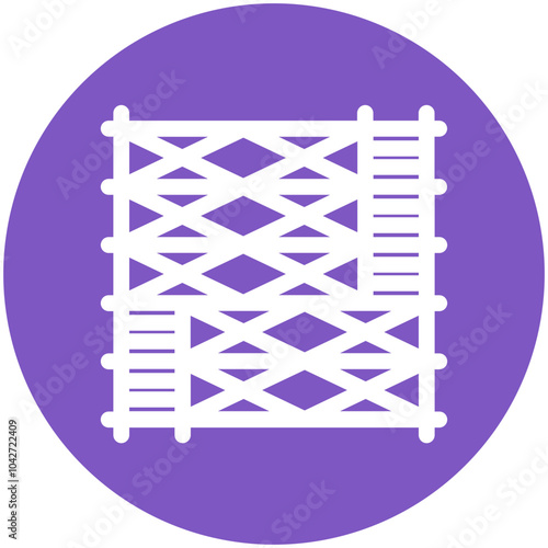 Scaffolding vector icon illustration of Home Improvements iconset.