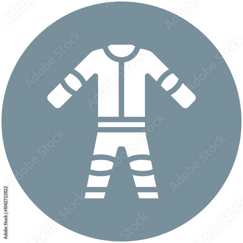 Coveralls vector icon illustration of Home Improvements iconset.