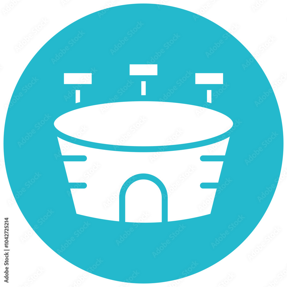 Stadium vector icon illustration of Soccer iconset. Stadium vector icon illustration of Soccer iconset.