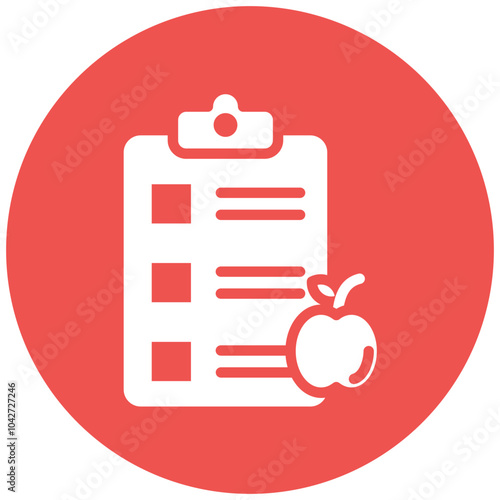 Diet vector icon illustration of Pilates iconset.