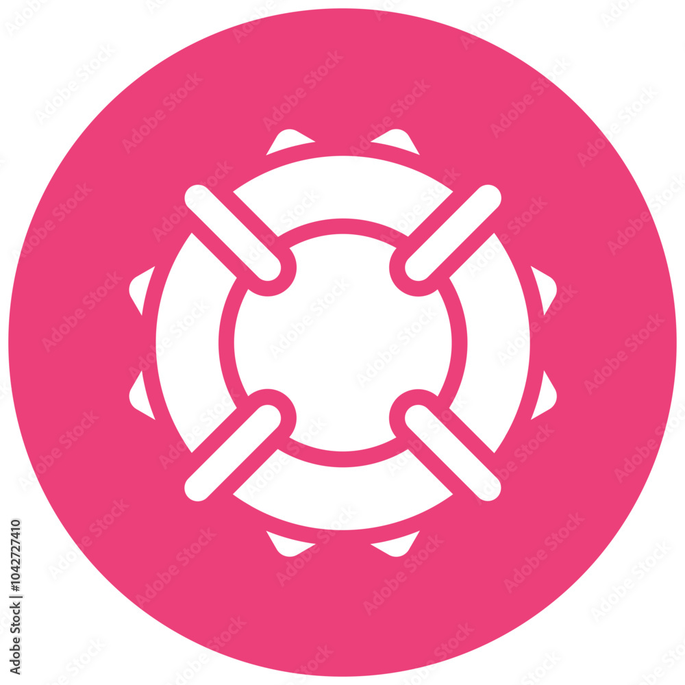 Lifebuoy vector icon illustration of Coastline iconset. Lifebuoy vector icon illustration of Coastline iconset.