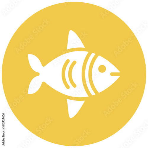 Fishes vector icon illustration of Coastline iconset.