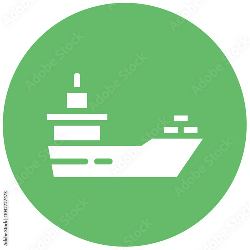 Ship vector icon illustration of Coastline iconset.