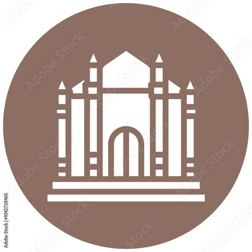 Milan Fashion vector icon illustration of Italy iconset.