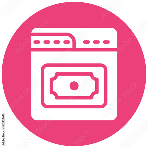 Money Laundering vector icon illustration of Corruption iconset.