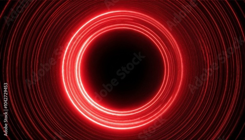 Abstract blue light circle effect