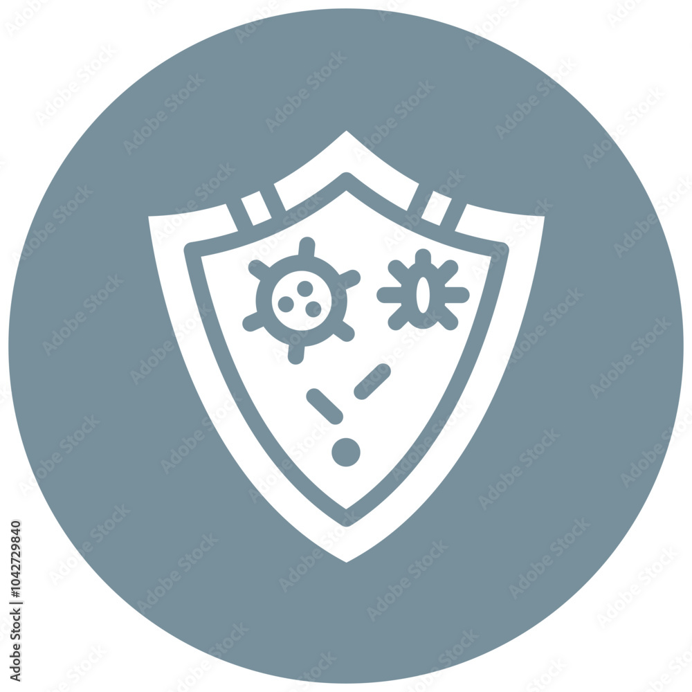 Immune Response vector icon illustration of Infectious Diseases iconset. Immune Response vector icon illustration of Infectious Diseases iconset.