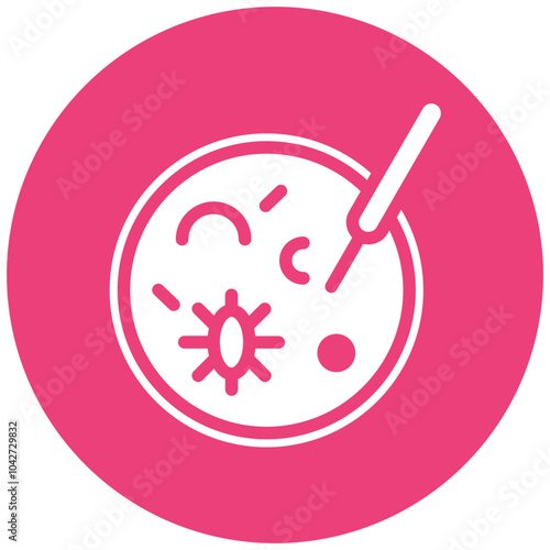 Pathogenic Sample vector icon illustration of Infectious Diseases iconset.
