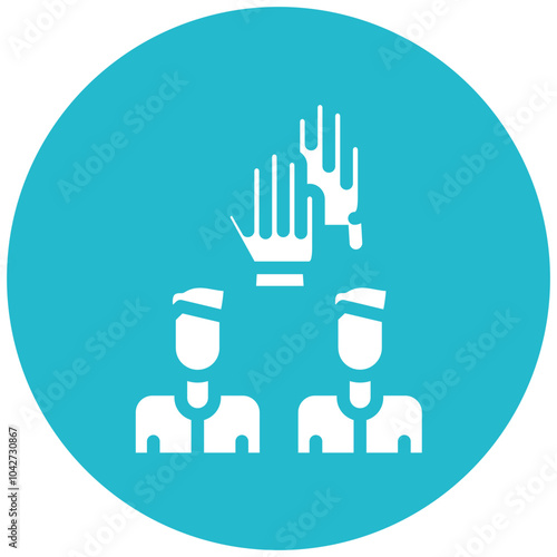 High Five vector icon illustration of Friendship iconset.