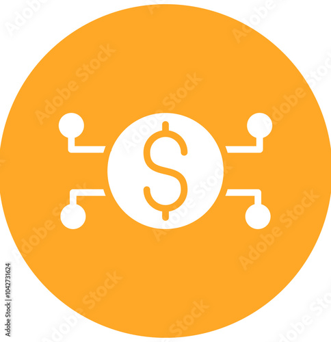 Market Penetration vector icon illustration of Business Analytics iconset.