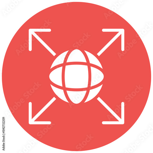 Network Scalability vector icon illustration of Networking iconset.