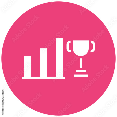 Mastery vector icon illustration of Leadership iconset.