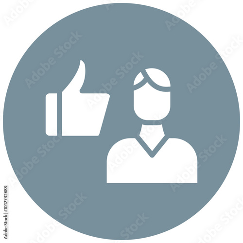Dependability vector icon illustration of Leadership iconset.
