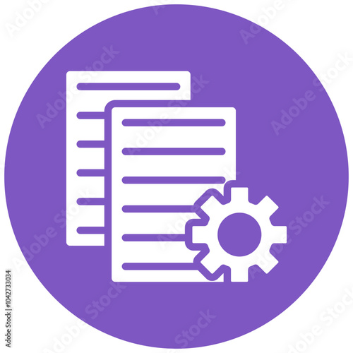 Process Documentation vector icon illustration of Quality Assurance iconset.