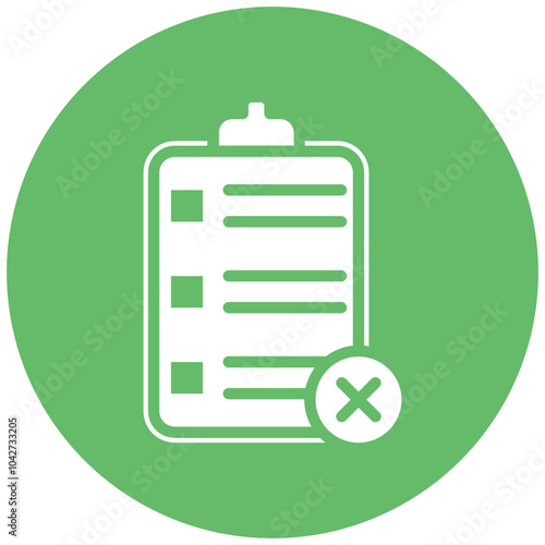 Non-Conformance vector icon illustration of Quality Assurance iconset.