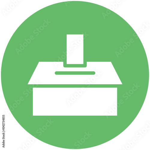 Referendum vector icon illustration of Law & Legislation iconset.
