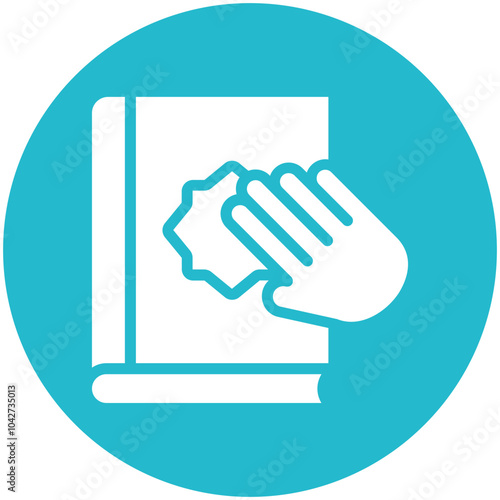 Oath vector icon illustration of Law & Legislation iconset.