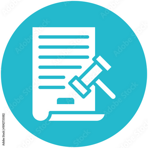 Lawsuit vector icon illustration of Law & Legislation iconset.