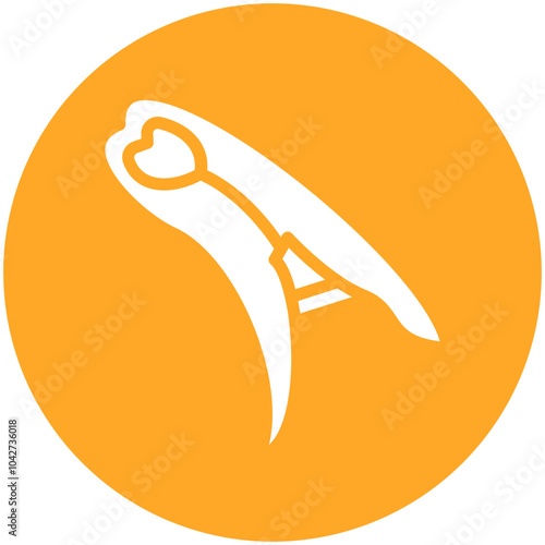 Fish Grip vector icon illustration of Fishing iconset.