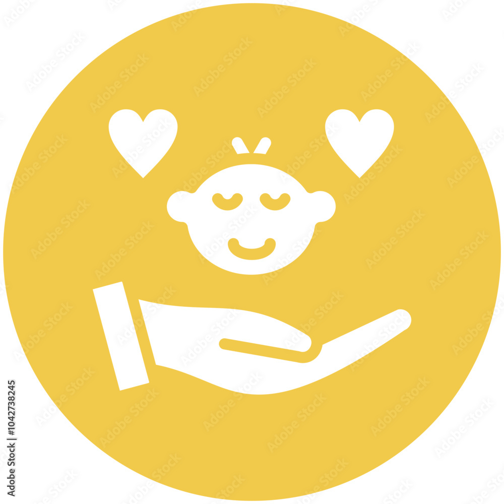 Child Caretaker vector icon illustration of Gig Economy iconset. Child Caretaker vector icon illustration of Gig Economy iconset.