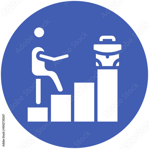 Career vector icon illustration of Gig Economy iconset.