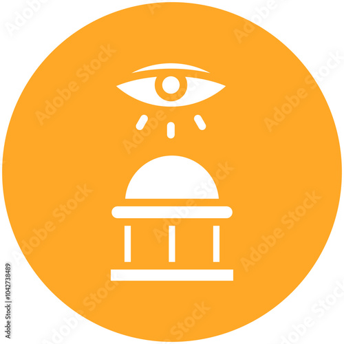 Political Views vector icon illustration of Generation Gap iconset.