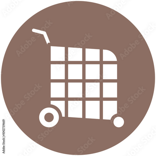 Shopping Cart vector icon illustration of Fashion Ecommerce iconset.
