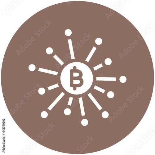 Decentralized Finance vector icon illustration of Cryptocurrency iconset.