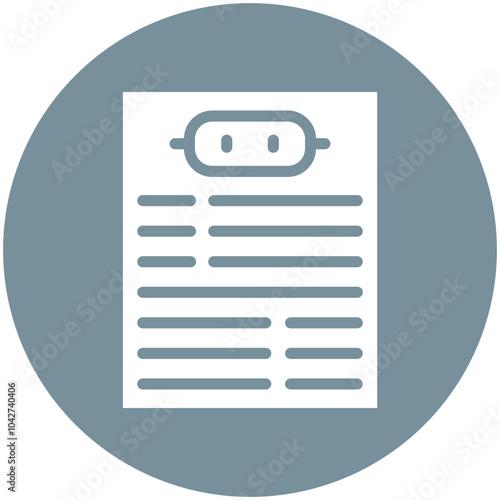 Specifications vector icon illustration of Robotics iconset.