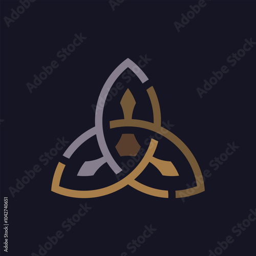 The Trinity logo vector is simple, minimalist and modern. Suitable for any business, especially related to logos.