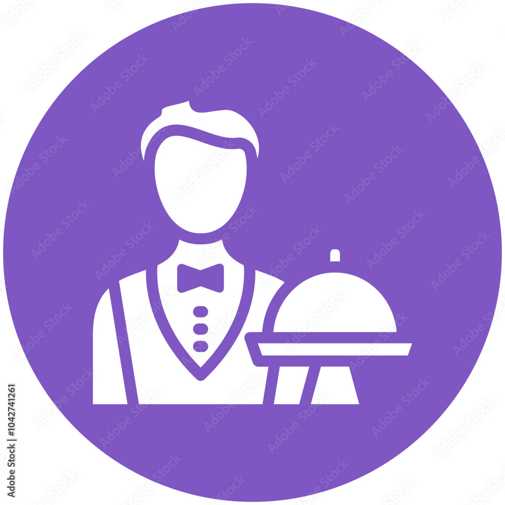 Supervisor vector icon illustration of Catering iconset. Supervisor vector icon illustration of Catering iconset.