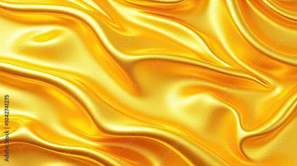 Fototapeta premium Golden background, Gold fabric background, golden liquid background