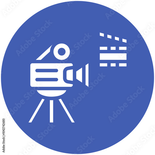 Production vector icon illustration of Filmmaking iconset.