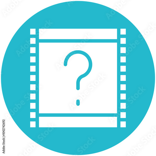 Mystery vector icon illustration of Filmmaking iconset.