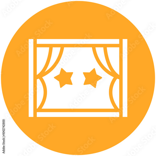 Film Premiere vector icon illustration of Filmmaking iconset.