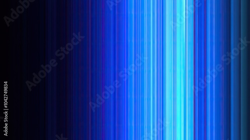 Vibrant Blue Vertical Stripes Abstract Background