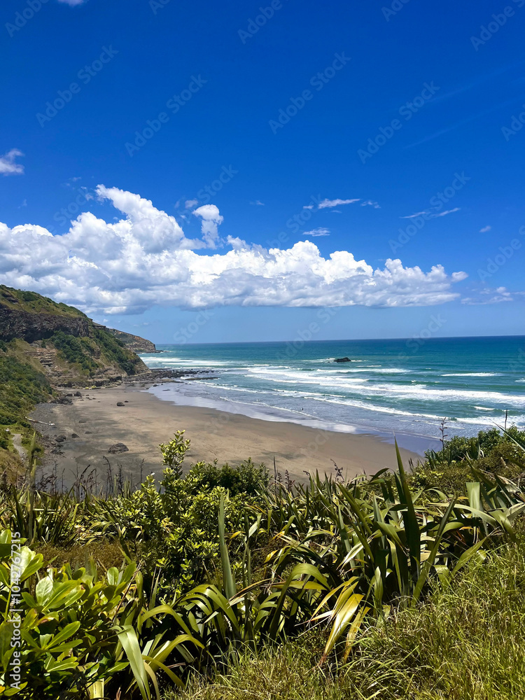 Rugged coastal landscape #1. North Island, New Zealand. Rugged coastal landscape #1. North Island, New Zealand.