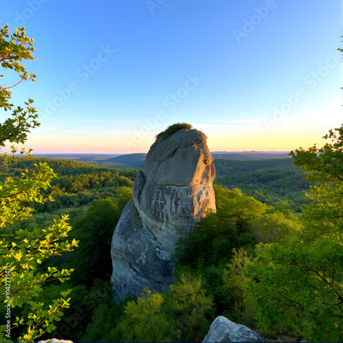 Looking Glass Rock, North Carolina, USA photo