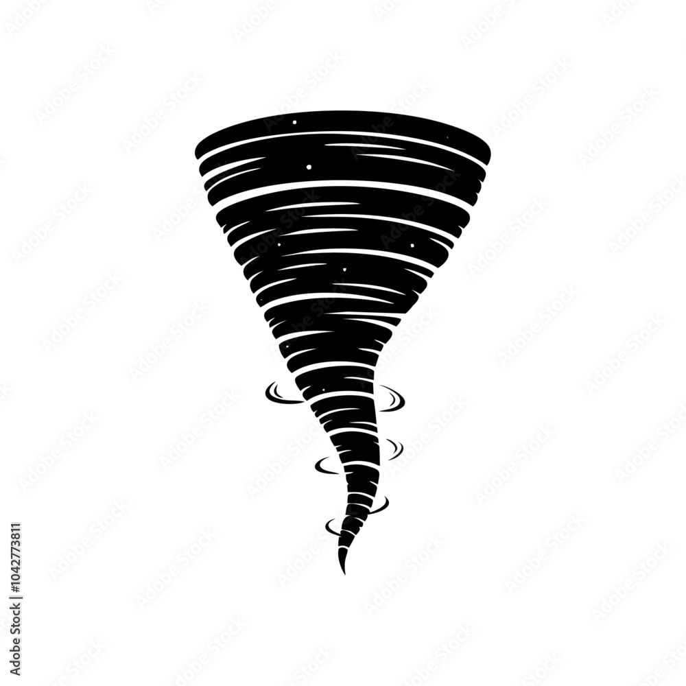 Tornado twister logo icon design illustration Tornado twister logo icon design illustration
