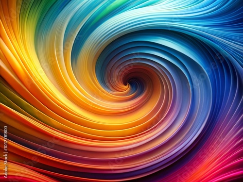 Colorful Spiral Waves Abstract Backdrop for Minimalist Photography