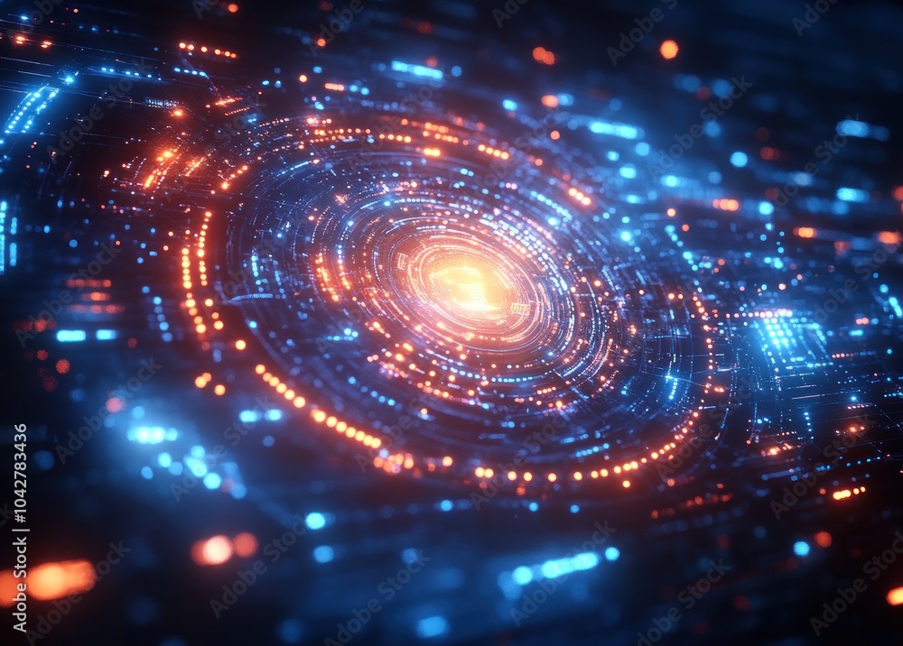 Abstract Futuristic Technology Background Abstract Futuristic Technology Background