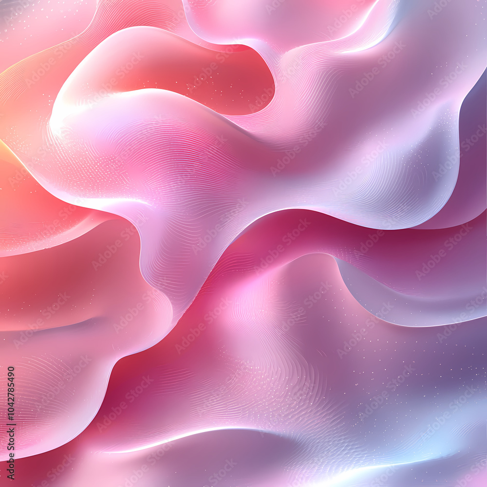 Obraz premium abstract background .blue and pink gradation. circle effect style.