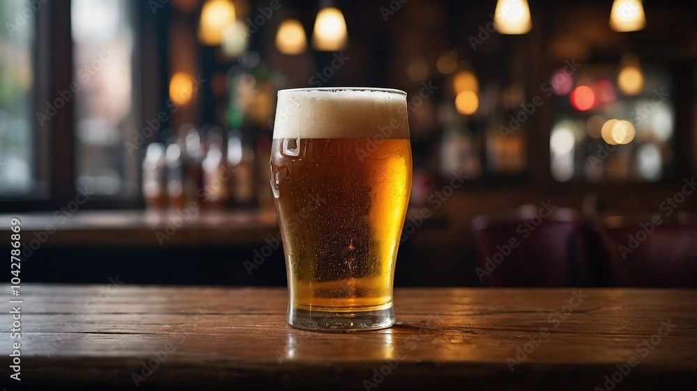 Cold Beer, Warm Wood - Minimalist Bar Scene Cold Beer, Warm Wood - Minimalist Bar Scene