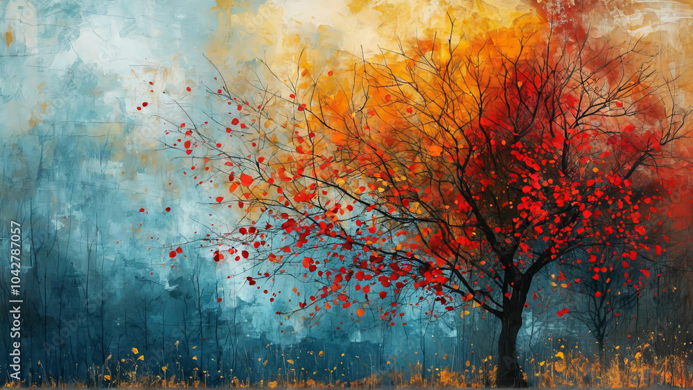 grunge background with tree grunge background with tree