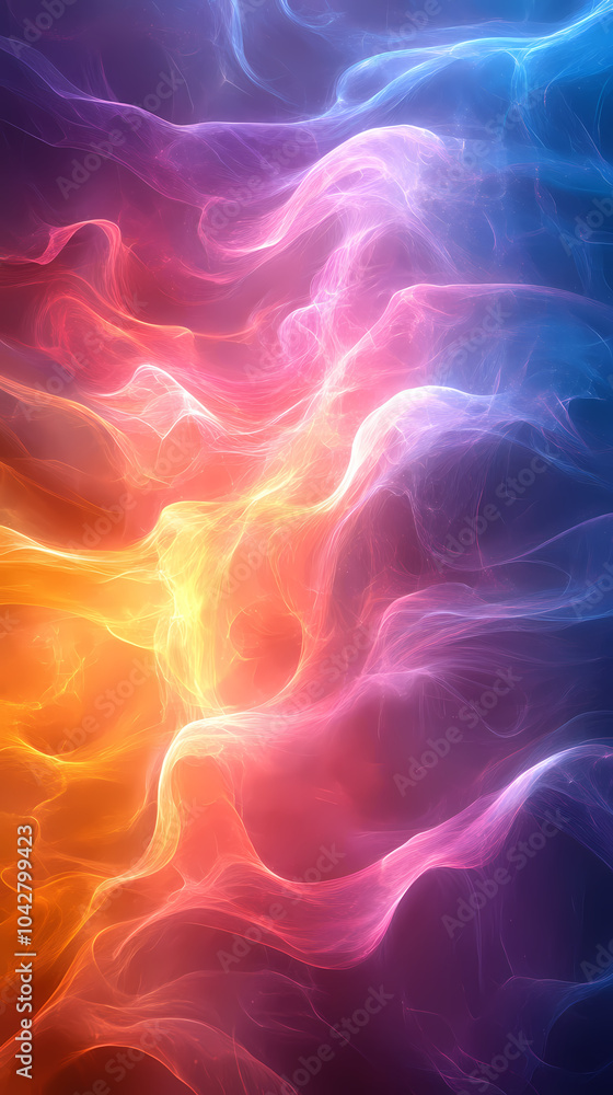 Fototapeta premium Wave Abstract Background. For Your Design Wallpapers Presentation.