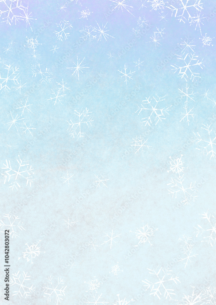 幻想的な雪の空 幻想的な雪の空