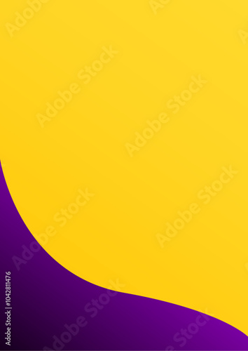 Purple and yellow abstract background vector.